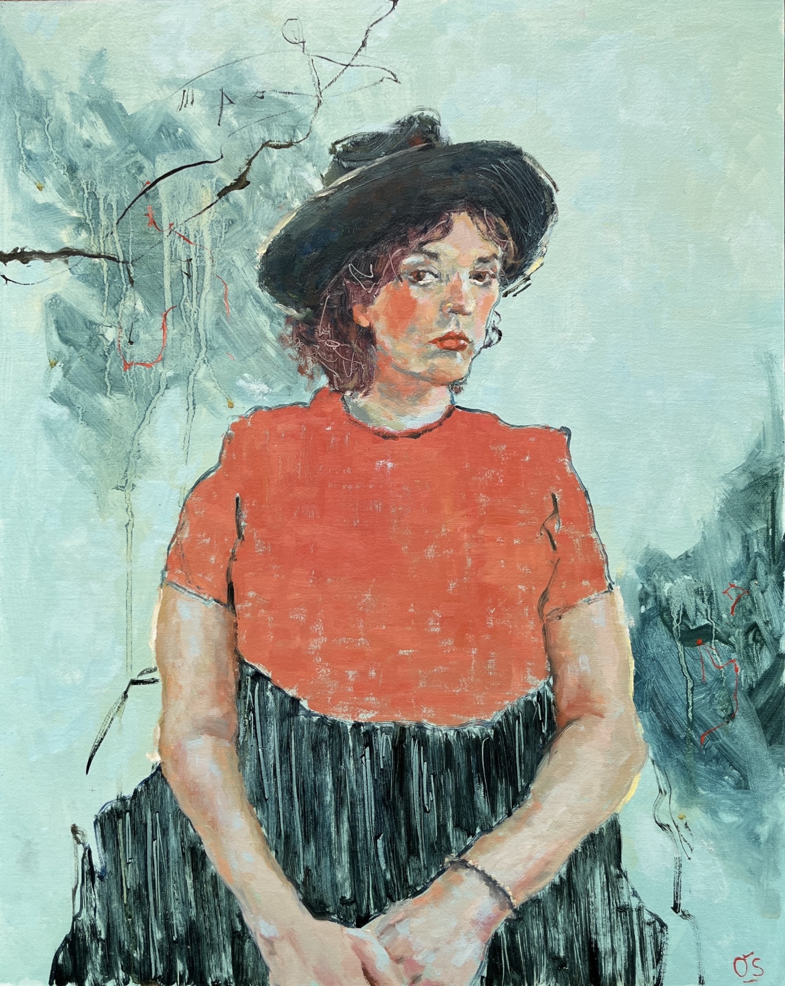 Art of Staying Still — Oil on canvas